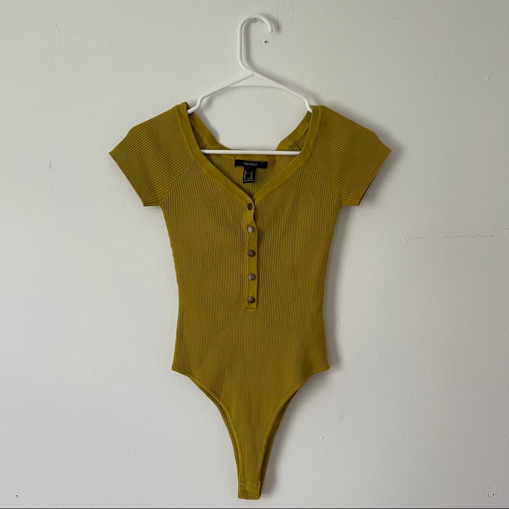 yellow green leotard 🥝